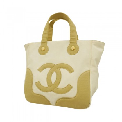 Chanel beige Canvas tote bag