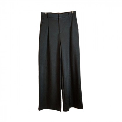 Black Coral Glam Black Wide Leg Trousers size IT 46 brand new