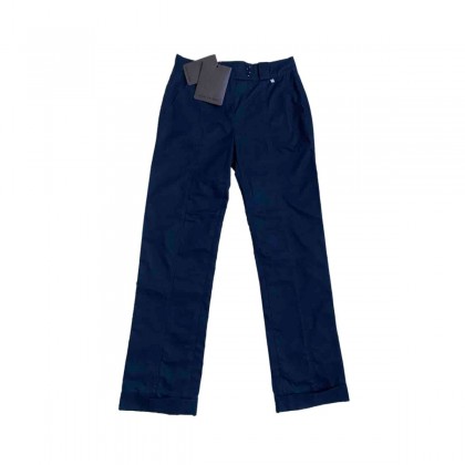Louis Vuitton navy cotton straight pants size FR 38 NEW