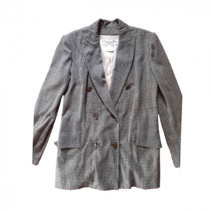 CHRISTIAN DIOR grey blazer size UK10/US6/FR38