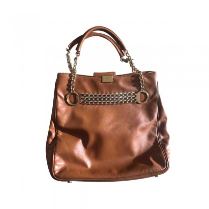 Escada camel (cognac)color leather handbag