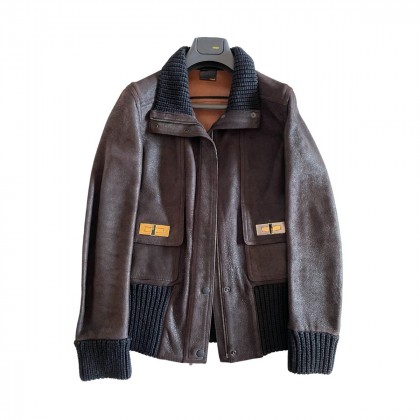 Fendi Leather Jacket size IT 42