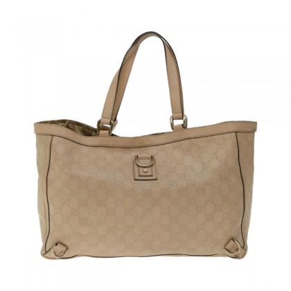 Gucci GG beige leather bag