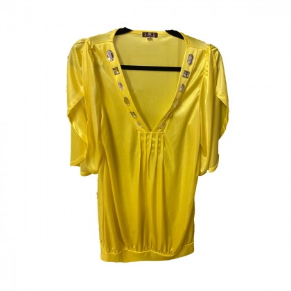 JLO yellow mini dress size M