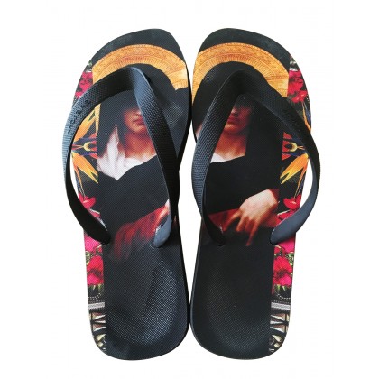 Givenchy black flip flops