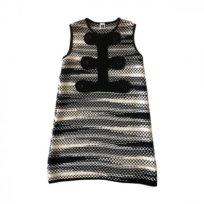 MISSONI KNITTED DRESS  IN BLACK AND WHITE