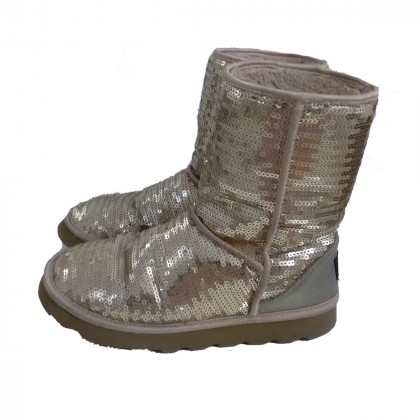 Francescomilano snow golden-glitter boots size37