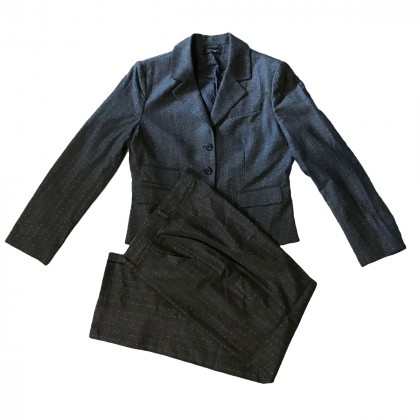 COLORI Greece grey printed  blazer and trousers 