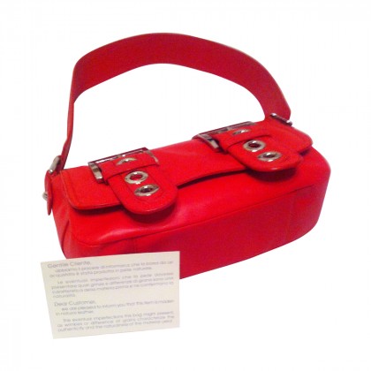 Versus by Versace red leather bag 