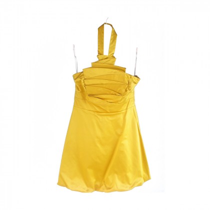Karen Millen yellow party  dress