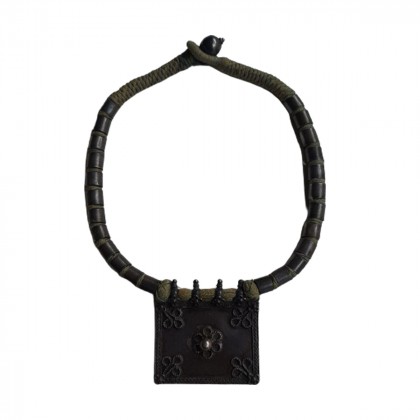 Vintage Ethnic style alpaca necklace 