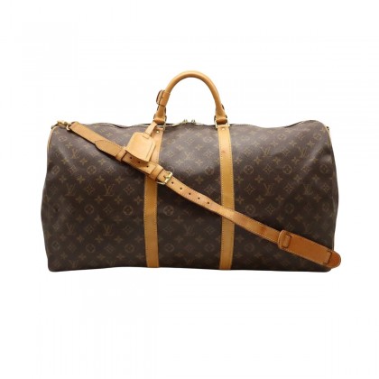 Louis Vuitton brown monogram Keepall Bandouliere 60 with shoulder strap