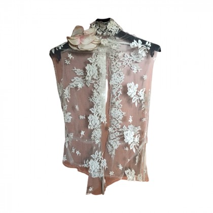 Lace sheer top size IT 40