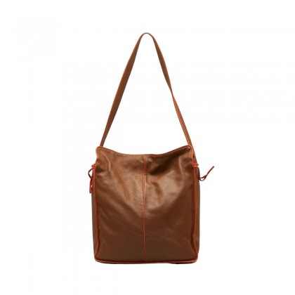 LOEWE brown leather shoulder bag