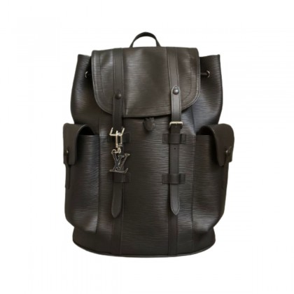 Louis Vuitton Christopher Black Epi Leather Backpack 
