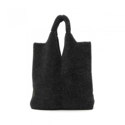 Max Mara black synthetic tote bag NEW