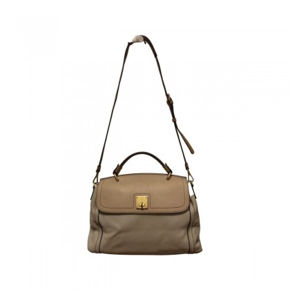 MCM beige leather shoulder/handbag