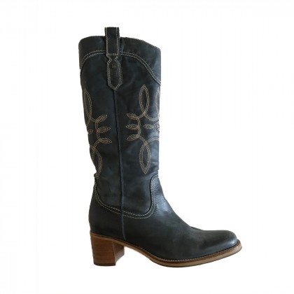 Tommy Hilfiger Cowboy Boots in royal blue IT39 or US9