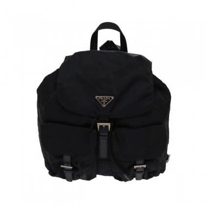 PRADA black unisex backpack