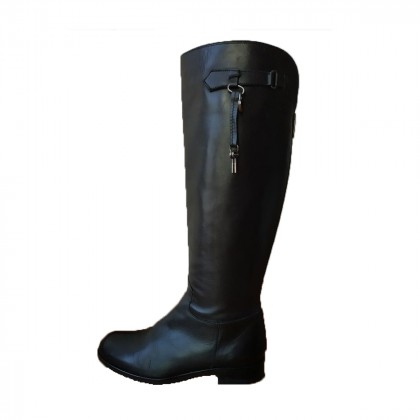  pallenere black leather riding boots by studio petridis size IT38