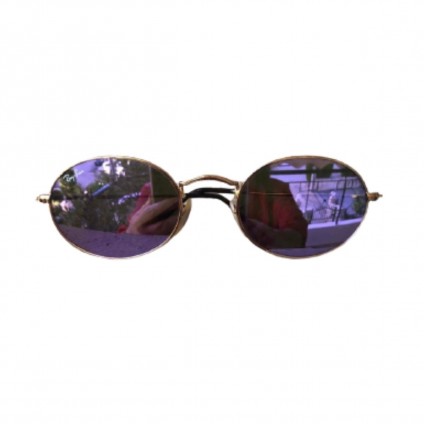 Ray Ban round shaped mirror sunglasses 