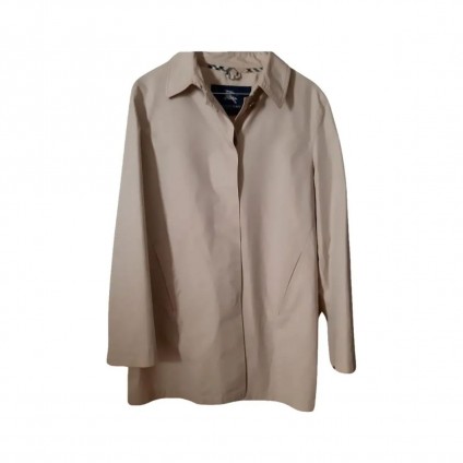 Burberry beige cotton trench coat size US6