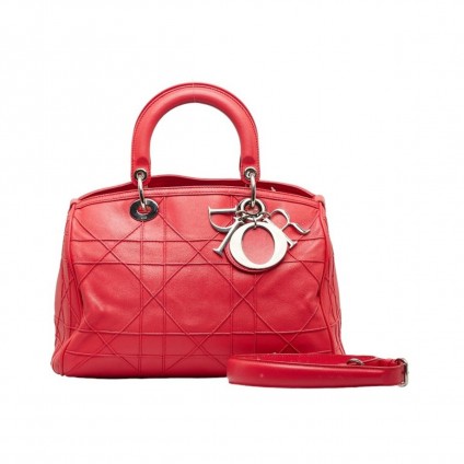 DIOR red leather bag 