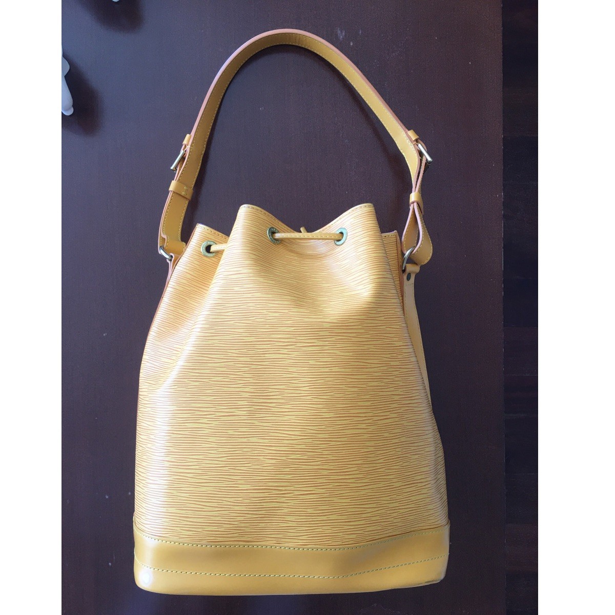 LOUIS VUITTON: Bucket Gm Noe Yellow Epi Leather Shoulder Bag – Closet NV  Shop