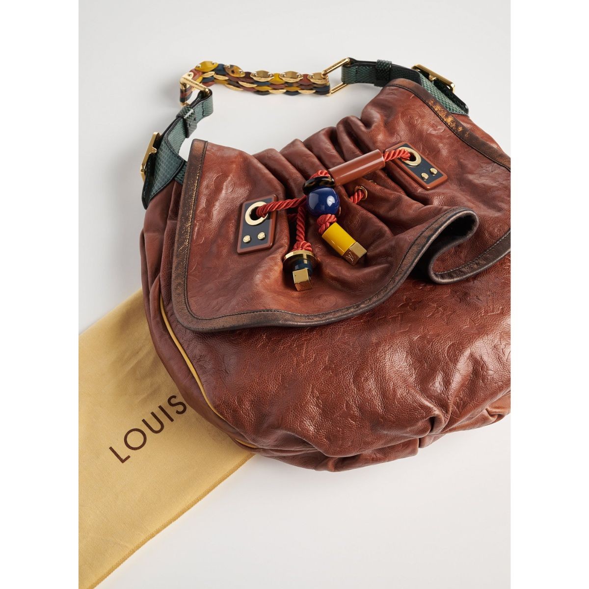A Louis Vuitton Limited Edition Monogram Epices Kalahari GM - Clocks,  Vintage, Sculpture, Faience, Folk Art, Fan Collection 2016/03/31 - Realized  price: EUR 1,125 - Dorotheum