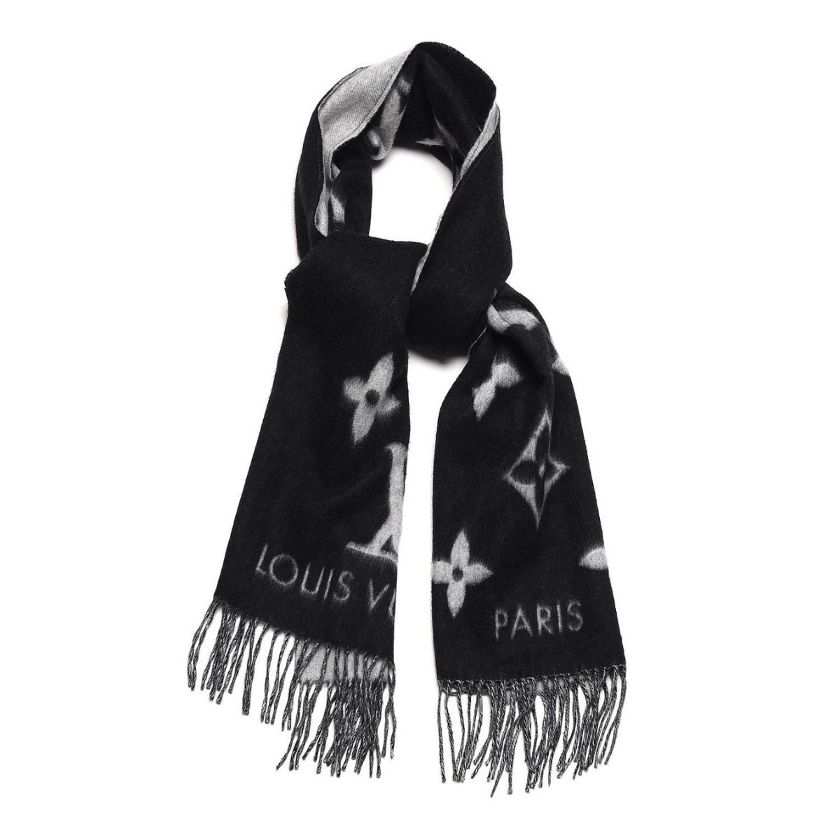 Reykjavik cashmere scarf Louis Vuitton Grey in Cashmere - 30250225