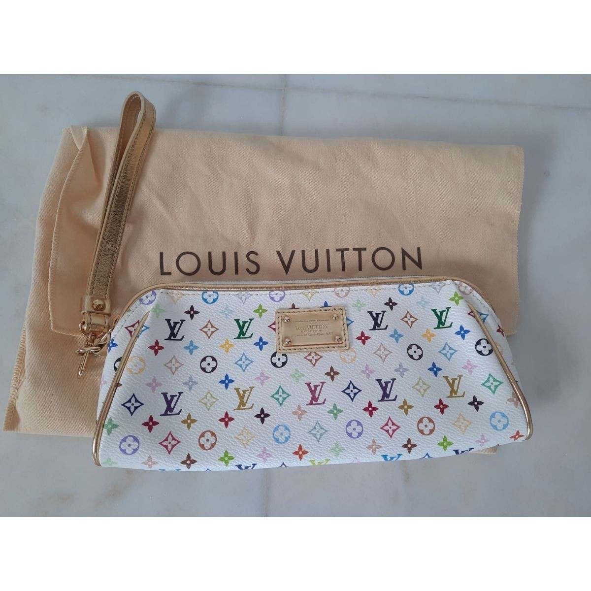 Louis Vuitton multicolor Kate clutch